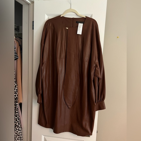 Brand new Marina Rinaldi leather dress - Picture 2 of 3